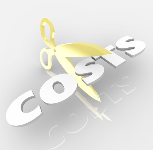 Cut Costs with Scissors Cutting Word