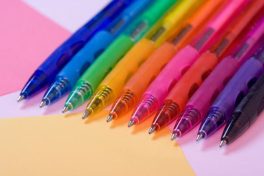 ten color pens