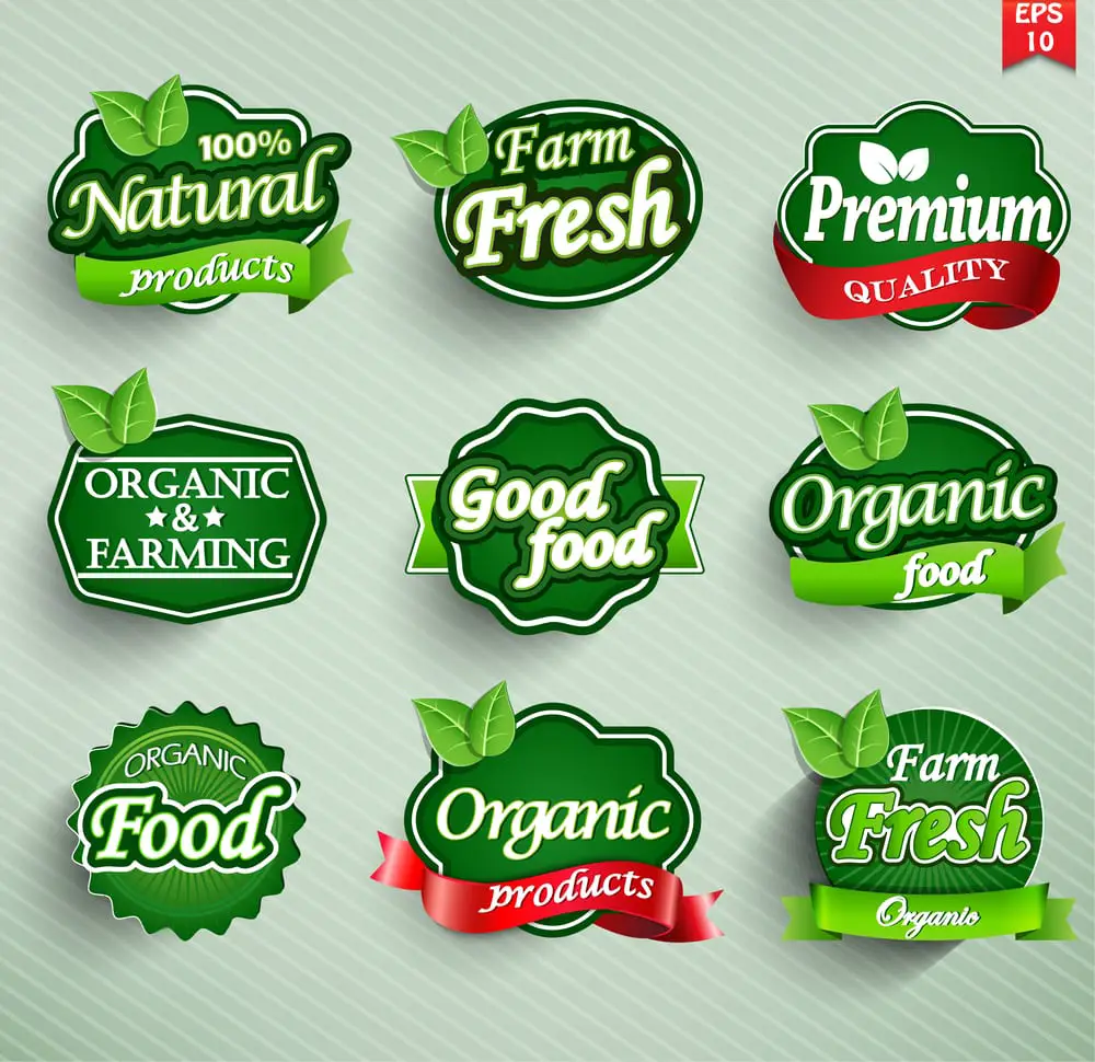 organic food labels