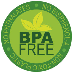 BPA Bisphenol-A and Phthalates Free Label for Non Toxic Plastic Illustration Isolated on White Background
